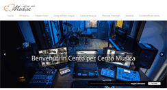 Desktop Screenshot of centopercentomusica.com